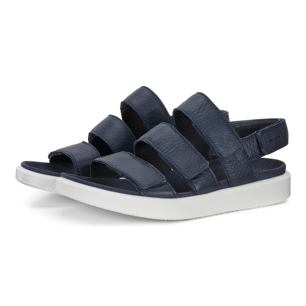 Sandalias Mujer - ECCO Flowt Flat - Azul Marino - NDW236950